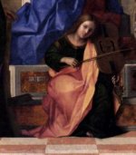 San Zaccaria Altarpiece (detail) III - Giovanni Bellini Oil Painting