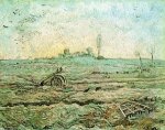 The Plough and the Harrow (after Millet) - Vincent Van Gogh Oil Painting