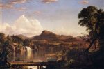 New England Scenery II - Frederic Edwin Church Oil Painting