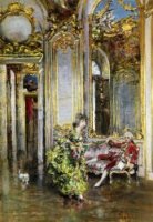 A Friend of the Marquis-Giovanni Boldini Oil Painting