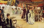 The Ball on Shipboard - James Tissot oil painting
