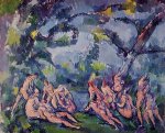 The Bathers III - Paul Cezanne oil painting