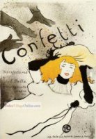 Confetti by Henri De Toulouse-Lautrec