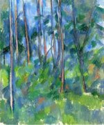 In the Woods II - Paul Cezanne Oil Painting