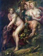 Sine Cerere et Baccho friget Venus II - Oil Painting Reproduction On Canvas