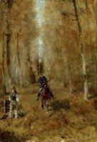 Piquer et Bucheron - Henri De Toulouse-Lautrec Oil Painting