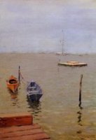 A Stormy Day, Bath Beach - William Merritt Chase Oil Painting