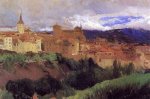 View of Segovia - Joaquin Sorolla y Bastida Oil Painting