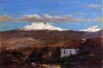 Mount Chimborazo, Ecuador, Shown from Riiobamba - Frederic Edwin Church Oil Painting