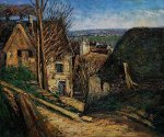The House of the Hanged Man at Auvers - Paul Cezanne Oil Painting