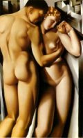Adam and Eve - Tamara de Lempicka Oil Painting