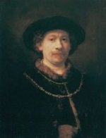 Self Portrait 24 - Rembrandt van Rijn Oil Painting