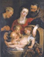 The Holy Family with St Elizabeth - John Singer Sargent Oil Painting