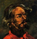 Portrait of Achille Emperaire - Paul Cezanne Oil Painting