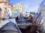 Venetian Canal Scene - Oil Painting Reproduction On Canvas