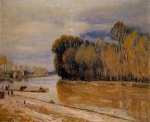 The Loing Canal - Oil Painting Reproduction On Canvas