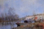 Banks of the Loing towards Moret - Oil Painting Reproduction On Canvas
