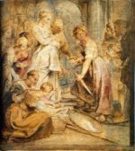 Achilles and the Daughters of Lykomedes - Peter Paul Rubens oil painting