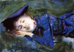 Violet Resting on the Grass - Oil Painting Reproduction On Canvas
