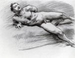 Reclining Nude - John Singer Sargent Oil Painting
