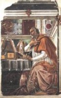 St Augustine - Sandro Botticelli oil painting