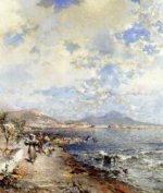 The Bay of Naples - Oil Painting Reproduction On Canvas