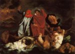 The Barque of Dante (after Delacroix) - Paul Cezanne Oil Painting