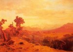 Wind River Country - Albert Bierstadt Oil Painting