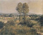 Landscape at Argenteuil - Gustave Caillebotte Oil Painting
