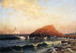 Little Bass Rock, Narragansett, RI - Alfred Thompson Bricher Oil Painting