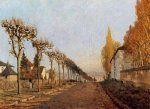 Chemin de la Machine, Louveciennes - Alfred Sisley Oil Painting
