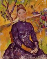 Madame Cezanne in the Conservatory - Oil Painting Reproduction On Canvas