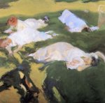 The Siesta - Oil Painting Reproduction On Canvas