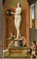 Four Allegories: Prudence (or Vanity) - Giovanni Bellini Oil Painting
