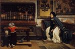Marguerite in Church - James Tissot Oil Painting
