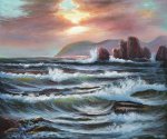 Velvet Sea - Oil Painting Reproduction On Canvas