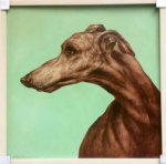 The head of dog - Oil Painting Reproduction On Canvas
