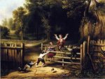 Happy as a King - Thomas Worthington Whittredge Oil Painting