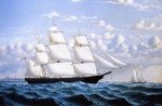 Clipper Ship 'Northern Light' of Boston - William Bradford Oil Painting
