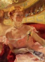 Woman in a Loge - Oil Painting Reproduction On Canvas