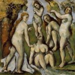 Five Bathers II - Paul Cezanne oil painting