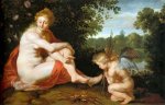 Sine Cerere et Baccho friget Venus - Peter Paul Rubens Oil Painting