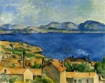 The Gulf of Marseille Seen from L'Estaque - Paul Cezanne Oil Painting