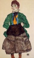 Woman in a Green Blouse and Muff - Oil Painting Reproduction On Canvas