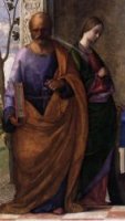San Zaccaria Altarpiece (detail) - Giovanni Bellini Oil Painting