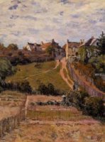 The Rising Path - Alfred Sisley Oil Painting