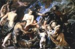 Allegory on the Blessings of Peace - Peter Paul Rubens oil painting