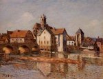 The Moret Bridge - Oil Painting Reproduction On Canvas