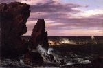 Coast Scene - Frederic Edwin Church Oil Painting