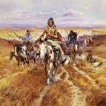 When the Plains Were His - Charles Marion Russell Oil Painting